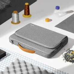 Tomtoc Defender Recycled Fabrics Laptop Sleeve For 16 Inch Laptop (360 Superior Protection, Grey) -Tomtoc 265648 9 quaw44