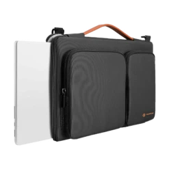 Tomtoc Defender Fabric Laptop Sling Bag For 13.5, 14 & 14.4 Inch Laptop (Water Resistant, Black) -Tomtoc 265880 17 n6zdwv