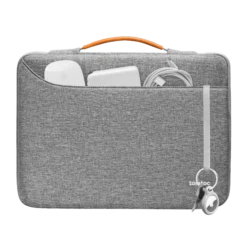 Tomtoc Defender Recycled Fabrics Laptop Sleeve For 14 Inch Laptop (360 Superior Protection, Grey) -Tomtoc 265886 5 sbgfxp