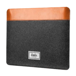 Tomtoc Vintage Polyurethane Leather Laptop Sleeve For 13, 14 & 16 Inch Laptop (Intelligent Magnet Closure, Grey) -Tomtoc 265889 14 yiopu4