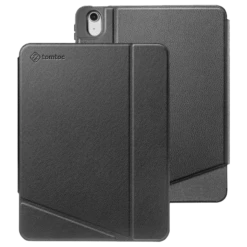 Tomtoc Inspire B02 PU Leather Flip Case For Apple IPad Air 10.9 Inch (Military Grade Protection, Black) -Tomtoc 272348 10 mm4nha
