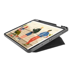 Tomtoc Inspire B02 PU Leather Flip Case For Apple IPad Air 10.9 Inch (Military Grade Protection, Black) -Tomtoc 272348 6 xre8an