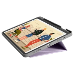 Tomtoc Inspire B02 PU Leather Flip Case For Apple IPad Air 10.9 Inch (Military Grade Protection, Lavender) -Tomtoc 272350 6 unjia7