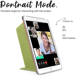 Tomtoc Inspire B02 PU Leather Flip Case For Apple IPad 10.2 Inch (Military Grade Protection, Avocado) -Tomtoc 272353 10 awcws9