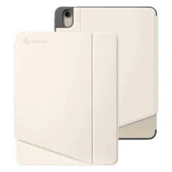 Tomtoc Inspire B02 PU Leather Flip Case For Apple IPad Air 10.9 Inch (Military Grade Protection, Ivory White)