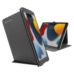 Tomtoc Inspire B02 PU Leather Flip Case For Apple IPad 10.2 Inch (Military Grade Protection, Black)