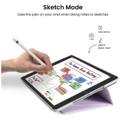 Tomtoc Inspire B02 PU Leather Flip Case For Apple IPad 10.2 Inch (Military Grade Protection, Lavender) 10 Tomtoc Inspire B02 PU Leather Flip Case For Apple IPad 10.2 Inch (Military Grade Protection, Lavender) -Tomtoc 272364 5 jhmx2x