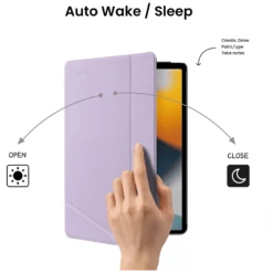 Tomtoc Inspire B02 PU Leather Flip Case For Apple IPad 10.2 Inch (Military Grade Protection, Lavender) 11 Tomtoc Inspire B02 PU Leather Flip Case For Apple IPad 10.2 Inch (Military Grade Protection, Lavender) -Tomtoc 272364 6 x98e6x