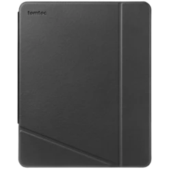 Tomtoc Inspire B02 PU Leather Flip Case For Apple IPad 12.9 Inch (Military Grade Protection, Black)