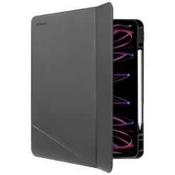 Tomtoc Inspire B02 PU Leather Flip Case For Apple IPad 12.9 Inch (Military Grade Protection, Black) -Tomtoc 272370 11 cxsc5y