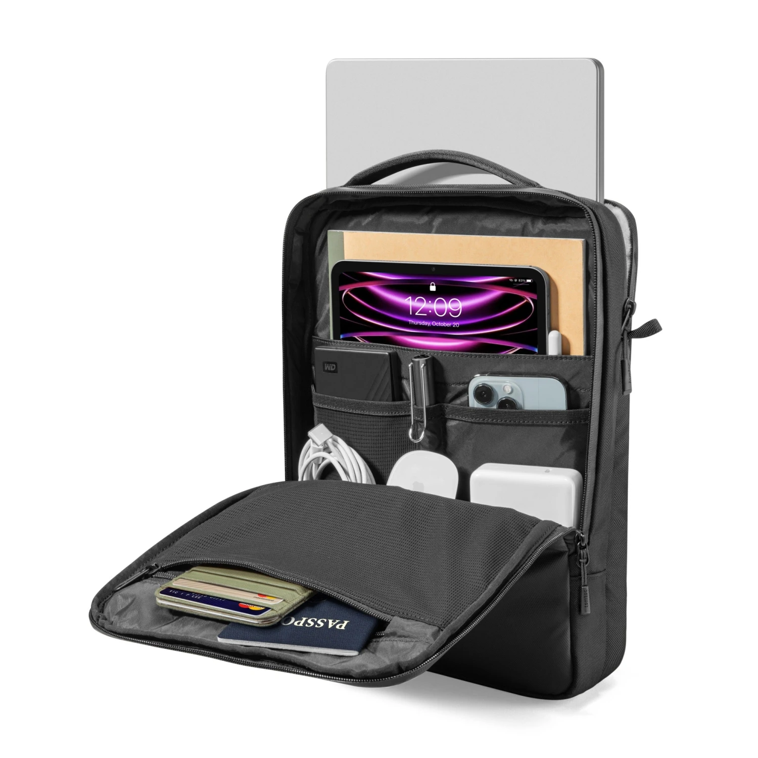 DefenderACE-A04 Laptop Shoulder Bag For 16" MacBook Pro M3/M2/M1 | Black 7 DefenderACE-A04 Laptop Shoulder Bag For 16" MacBook Pro M3/M2/M1 | Black - Image 5