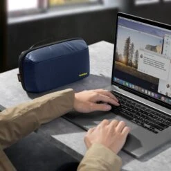 Navigator-T13 Accessory Pouch | Navy Blue -Tomtoc 8 02542df6 480c 421a ae95 2fdb32f2e1a1