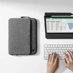 Light-B18 Tablet Sleeve For 12.9" New IPad Pro 5/4/3 | Gray -Tomtoc A18 B03M 6
