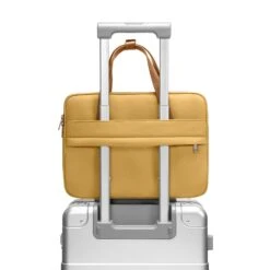 Versatile-A12 Laptop Shoulder Bag For 14 Inch MacBook Pro M3/M2/M1 | Yellow -Tomtoc H22C1Y1 6
