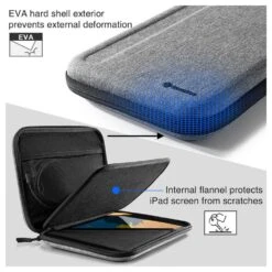 Tomtoc Hardshell Tablet Case For IPad Air/Pro With 360 Degree Superior Protection, Grey A06-002G(493665240) -Tomtoc Tomtoc A06 002G Sleeve 493665240 i 6 1200Wx1200H