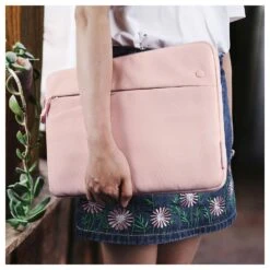 Tomtoc Laptop Sleeve With Pocket For Small Accessories, Pink A18-C01C(493665225) -Tomtoc Tomtoc A18 C01C Sleeve 493665225 i 6 1200Wx1200H