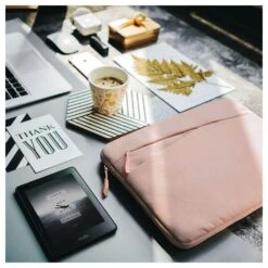 Tomtoc Laptop Sleeve With Pocket For Small Accessories, Pink A18-C01C(493665225) -Tomtoc Tomtoc A18 C01C Sleeve 493665225 i 8 1200Wx1200H