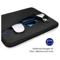 Tomtoc Laptop Sleeve For Laptop With Pocket For Small Accessories, Black A18-C01D(493665226) -Tomtoc Tomtoc A18 C01D Sleeve 493665226 i 8 1200Wx1200H