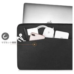Tomtoc Laptop Sleeve For Laptop With Pocket For Small Accessories, Black A18-C01D(493665226) -Tomtoc Tomtoc A18 C01D Sleeve 493665226 i 9 1200Wx1200H