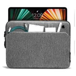 Tomtoc Laptop Sleeve For Laptop With Pocket For Small Accessories, Grey A18-C01M(493665227) 14 Tomtoc Laptop Sleeve For Laptop With Pocket For Small Accessories, Grey A18-C01M(493665227) -Tomtoc Tomtoc A18 C01M Sleeve 493665227 i 4 1200Wx1200H