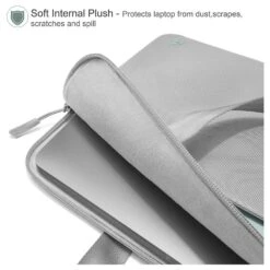 Tomtoc Laptop Handbag With Spill Resistant Surface Coating, Silver A21-C01S(493665233) -Tomtoc Tomtoc A21 C01S Sleeve 493665233 i 4 1200Wx1200H