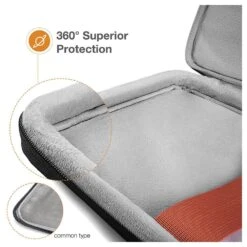 Tomtoc Defender Laptop Handbag For Up To 35.56 Cm (14 Inch) Laptop With 360 Degree Superior Protection, Black A22D2D1(493665238) -Tomtoc Tomtoc A22D2D1 Sleeve 493665238 i 6 1200Wx1200H