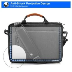 Tomtoc Defender Laptop Shoulder Bag For Up To 40.64 Cm (16 Inch) Laptop With Comfortable Shoulder Strap, Black A50-E01D(493665250) -Tomtoc Tomtoc A50 E01D Sleeve 493665250 i 8 1200Wx1200H