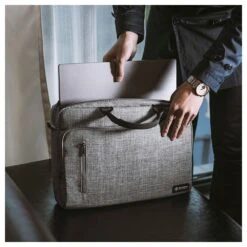 Tomtoc Defender Laptop Shoulder Bag For Up To 40.64 Cm (16 Inch) Laptop With Comfortable Shoulder Strap, Grey A50-E01G(493665251) -Tomtoc Tomtoc A50 E01G Sleeve 493665251 i 5 1200Wx1200H