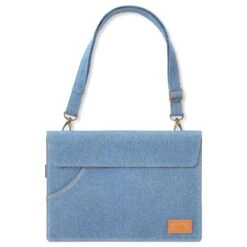 Tomtoc Denim Shoulder Bag With Comfortable Shoulder Strap, Blue H26-C02B01(493665249)