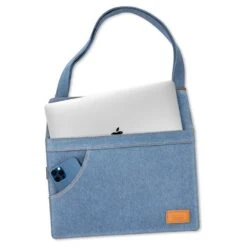 Tomtoc Denim Shoulder Bag With Comfortable Shoulder Strap, Blue H26-C02B01(493665249) -Tomtoc Tomtoc H26 C02B01 Sleeve 493665249 i 8 1200Wx1200H