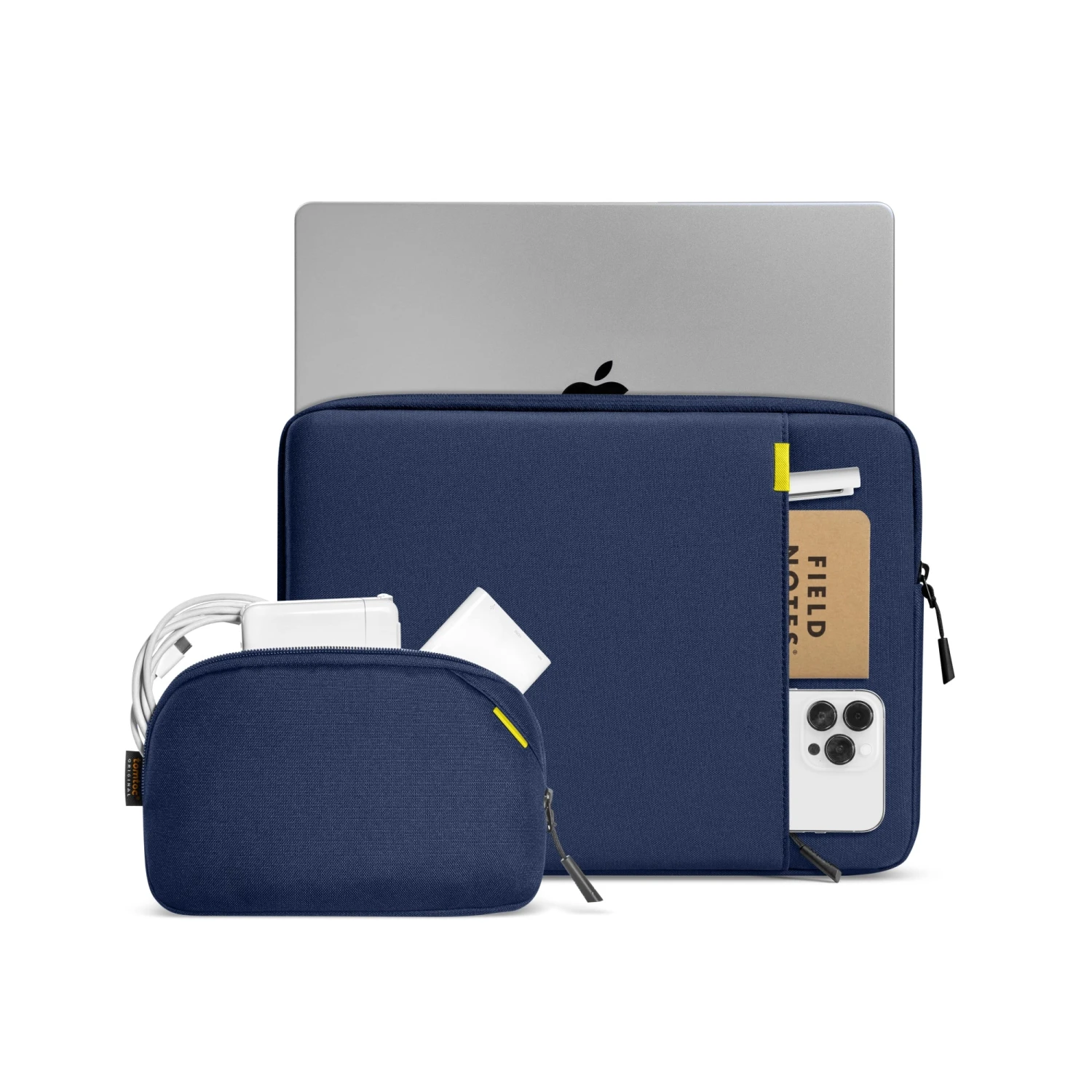 Defender-A13 Laptop Sleeve Kit For 16-inch New MacBook Pro M3/M2/M1 | Navy Blue 4 Defender-A13 Laptop Sleeve Kit For 16-inch New MacBook Pro M3/M2/M1 | Navy Blue - Image 2